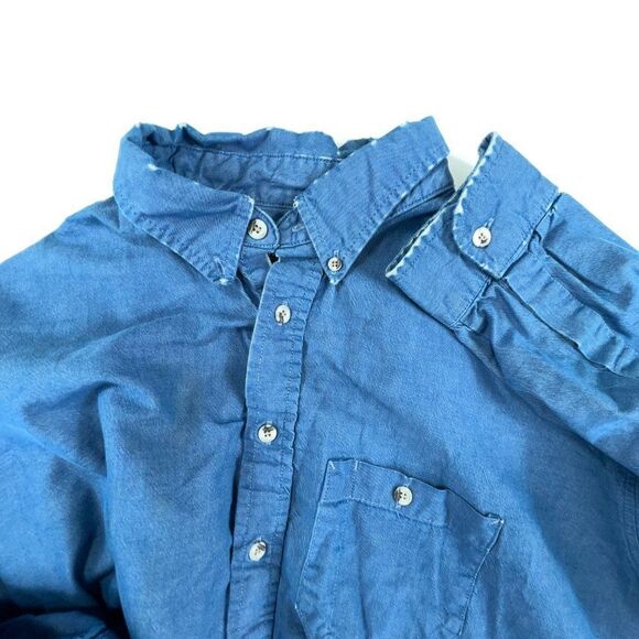 Bulwark Flame Resistant Shirt Mens XXL-RG Blue Denim Button Down ARC Rating 7.7 - Picture 13 of 13